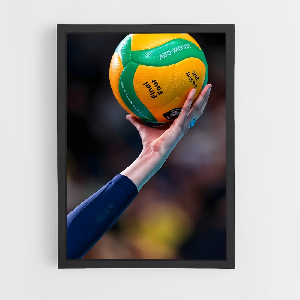 Poster Volley Passion – affiche Volleyball (vue 2)